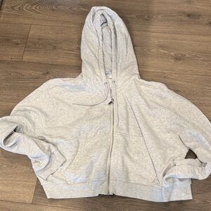 Divided Gray Zip-Up Hoodie